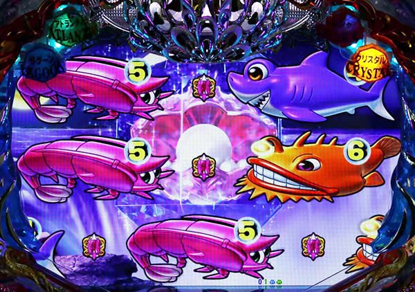 大海物語4スペシャルクリスタルステージ専用予告・チャンス目予告