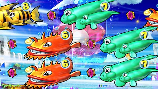 大海物語4スペシャルクリスタルステージ専用予告・強風予告