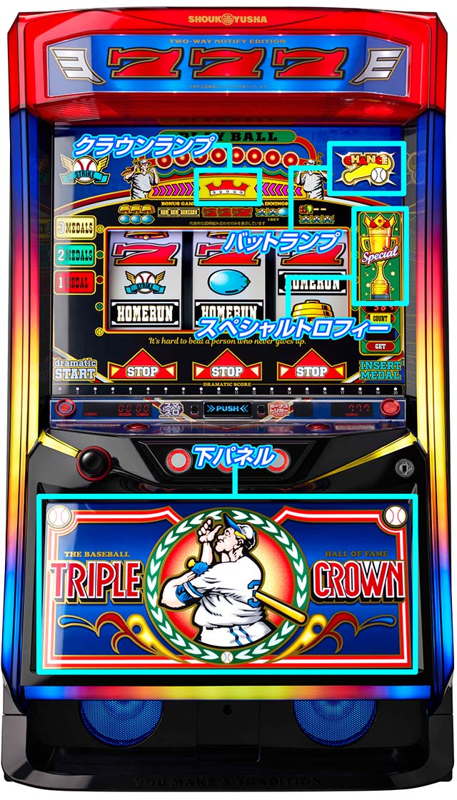 マ*ウ様 トリプルクラウン　実機　スロット　パチスロ　パチンコ トリプルクラウンI マックスアライド SLOT【パチスロ実機