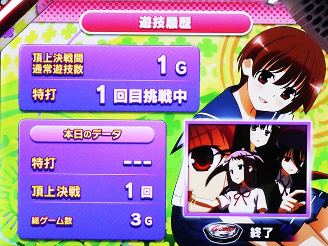 L咲-Saki-頂上決戦スマスロAT終了画面設定示唆