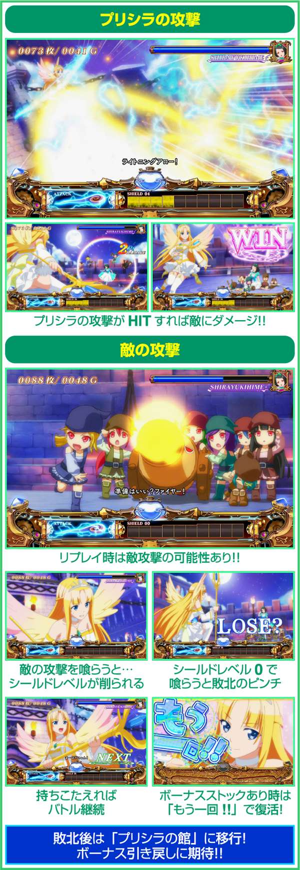 プリシラと魔法の本（パチスロ）設定判別・天井・ゾーン・解析・打ち方