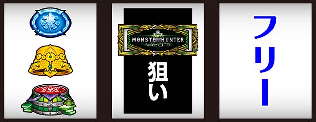 パチスロモンスターハンター：ワールドTM黄金狩猟（パチスロ）設定判別