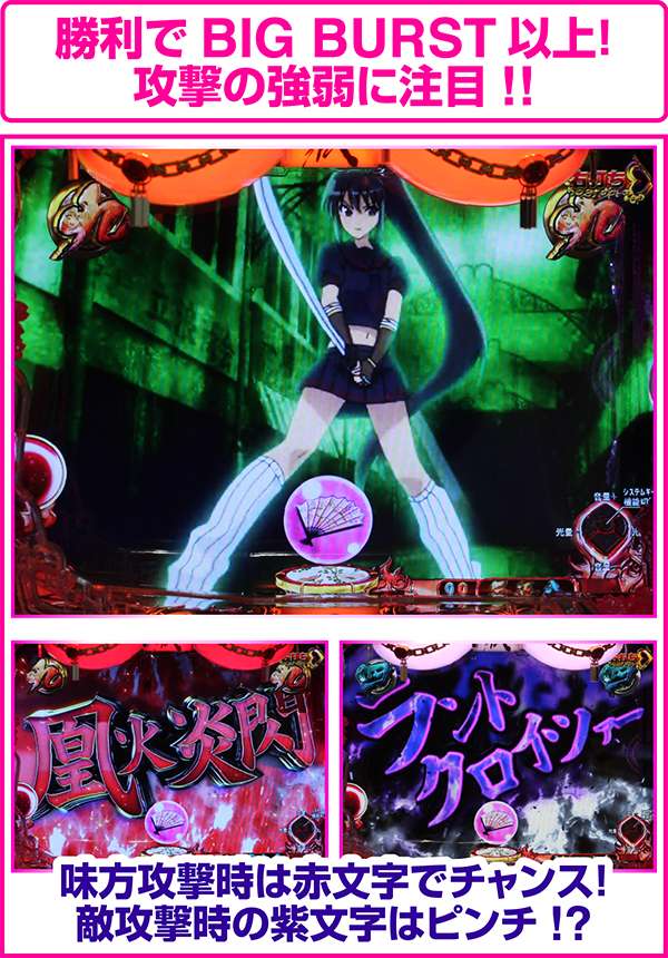 パチンコCR閃乱カグラ 229Ver.（パチンコ）スペック・保留・ボーダー