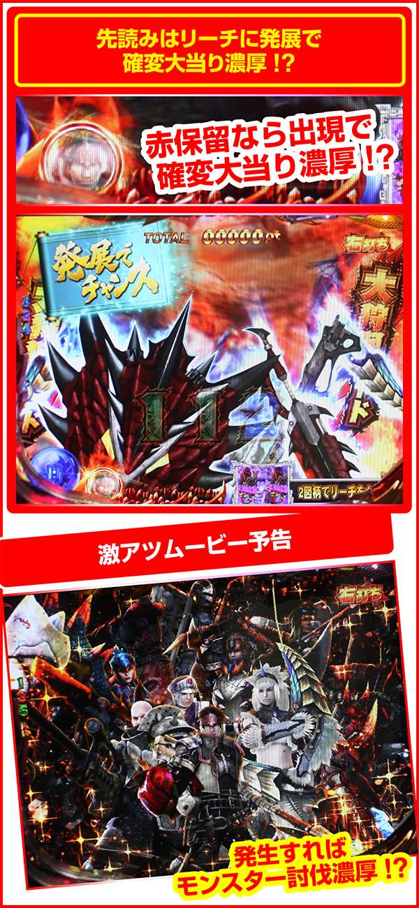 ぱちんこCRモンスターハンター4（パチンコ）スペック・保留・ボーダー