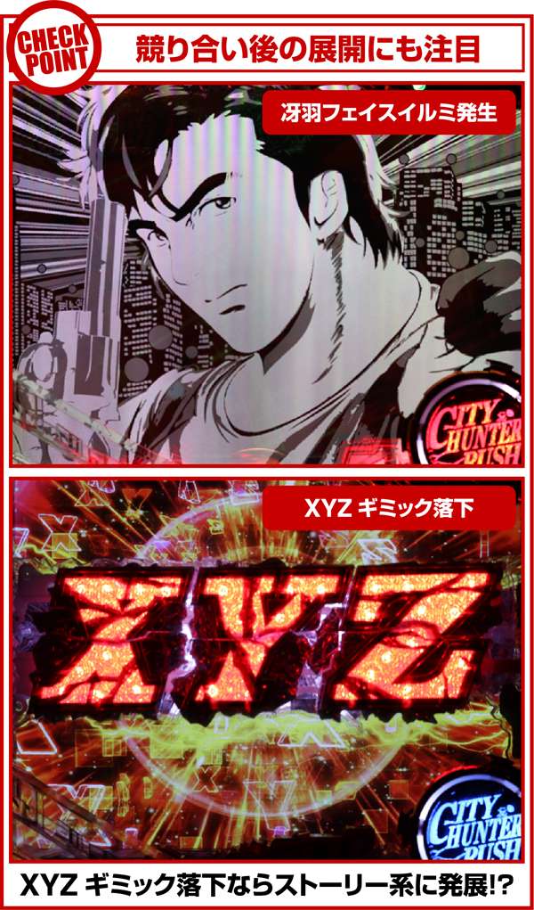 CRシティーハンター～XYZ 心の叫び～（パチンコ）スペック・保留
