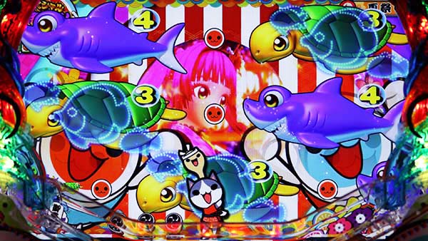 【パチンコ盤面】Pスーパー海物語in JAPAN2 with 太鼓の達人 SANYO：PAスーパー海物語 IN JAPAN2 with 太鼓の達人