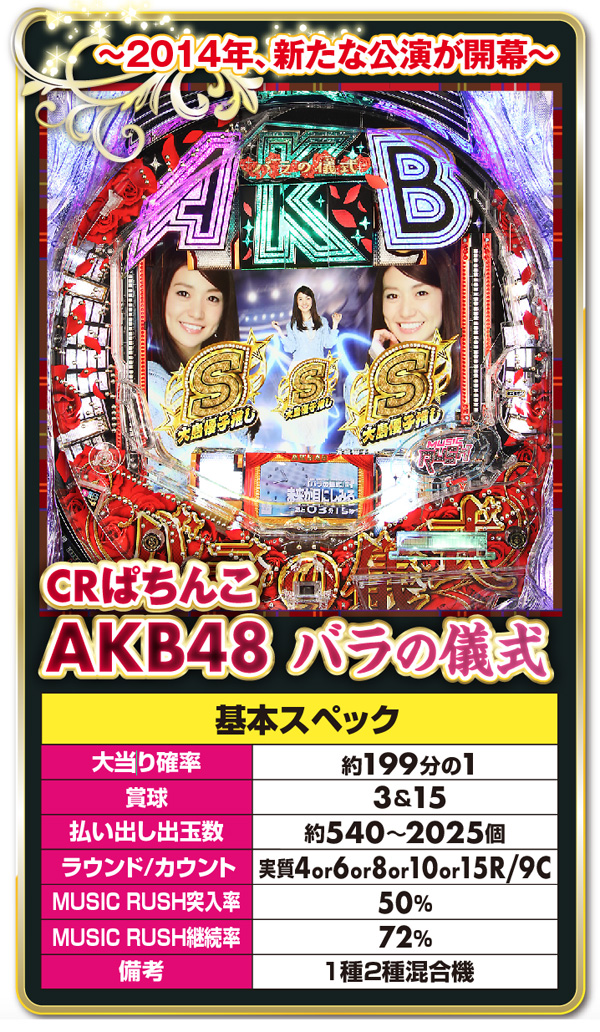 最新作『CRぱちんこ AKB48-3 誇りの丘 』導入記念！ 『AKB』シリーズの