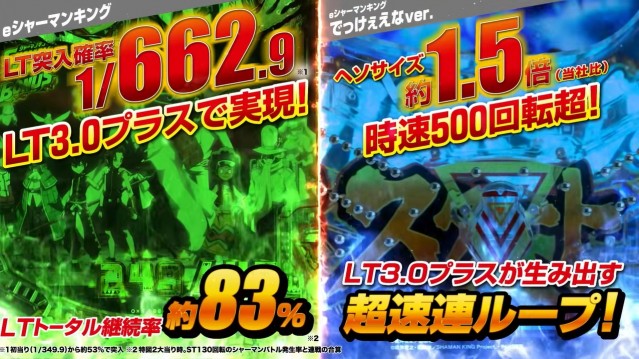 スマパチ新台『eシャーマンキング／eシャーマンキング でっけぇえなver