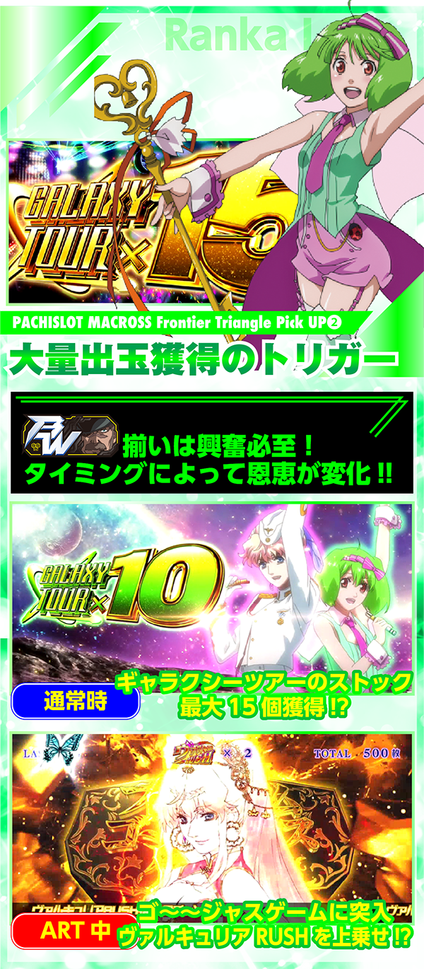 パチスロ マクロスフロンティア3最速特集 - 特集｜DMMぱちタウン