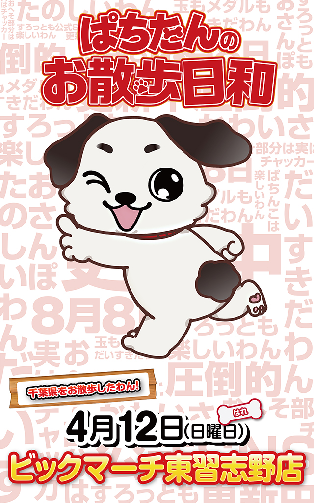 ぱちたんのお散歩日和】ビックマーチ東習志野店の来店レポート