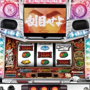 パチスロ鉄拳伝タフ 2ND ROUNDの筐体画像