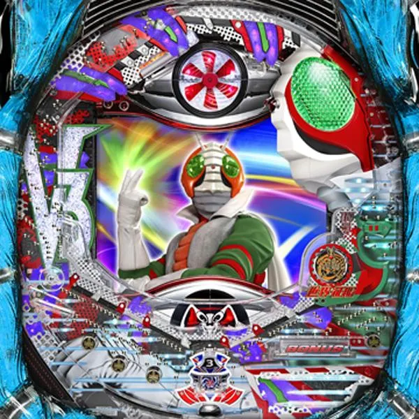 ちゃぴ パチンコ仮面ライダー　V3 実機　 自動循環器内蔵　キャスター付き CRぱちんこ仮面ライダーV3 Light Version（パチンコ）スペック・保留