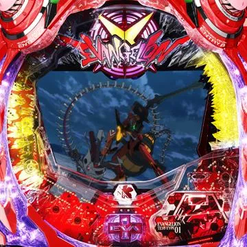 CRヱヴァンゲリヲン9 改2号機ミドルVer.の筐体画像