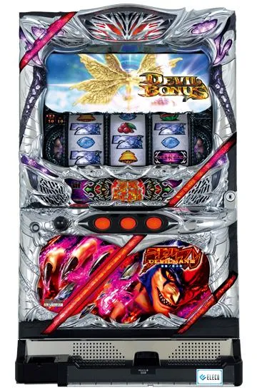 スロット台デビルマンX 初代マシンは悪魔の力を身に着けた完走型RT搭載！ 5号機黎明期のヒット