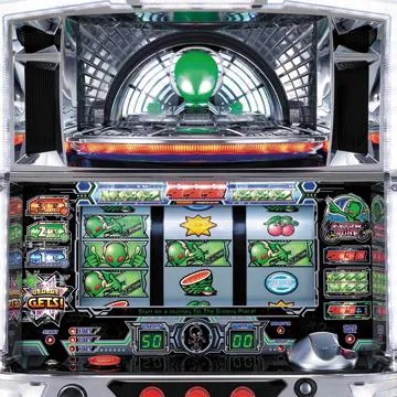 パチスロ エイリヤンビギンズの筐体画像