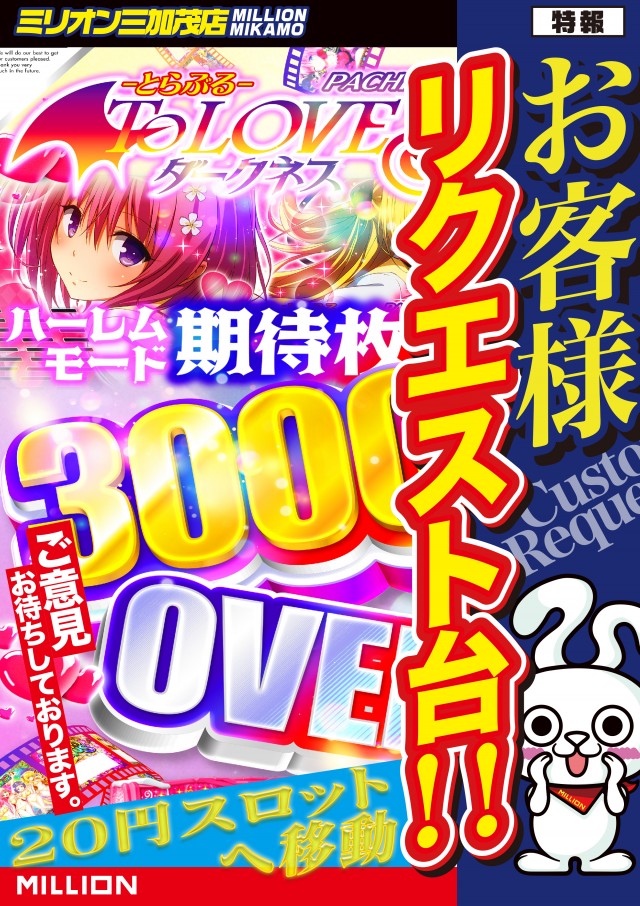 ミリオン三加茂店の最新情報画像