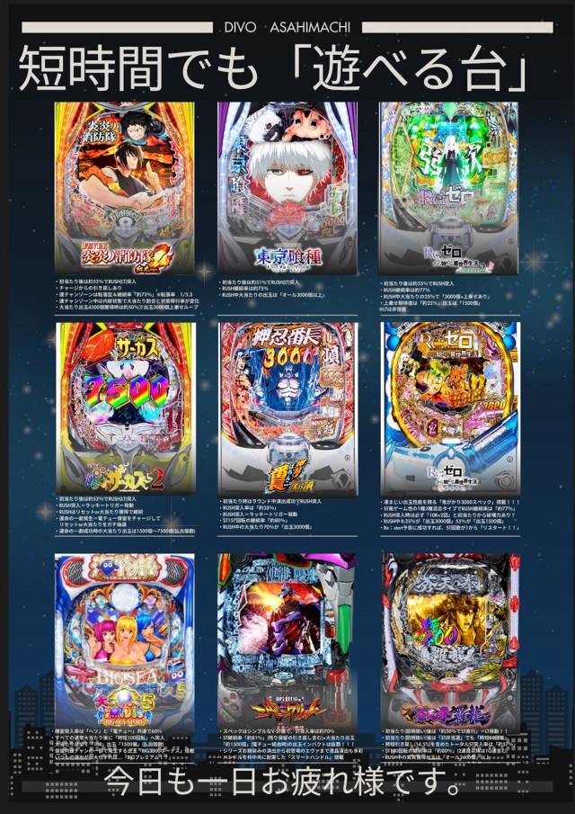 フロアマップ公開中】DIVO旭町店 | 高知市 上町五丁目駅 | パチンコ