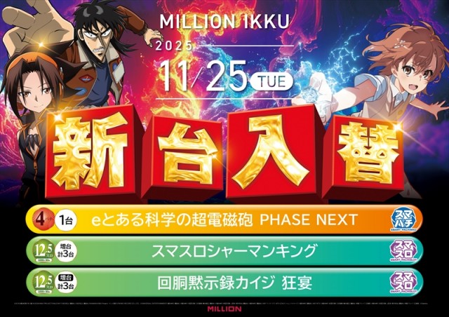 ミリオン一宮店の最新情報画像