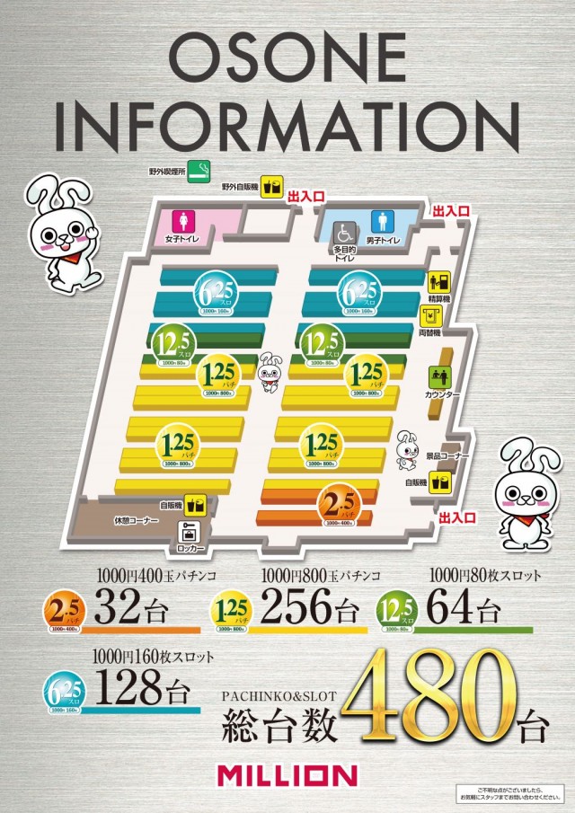 ミリオン南国おおそね店の最新情報画像