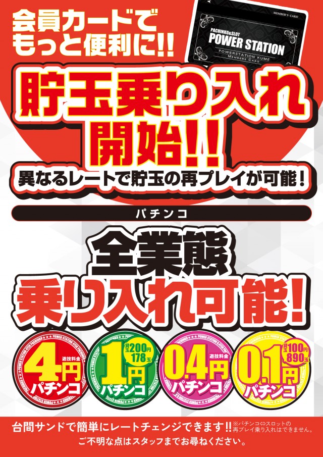 POWER　STATION久米店　の最新情報画像