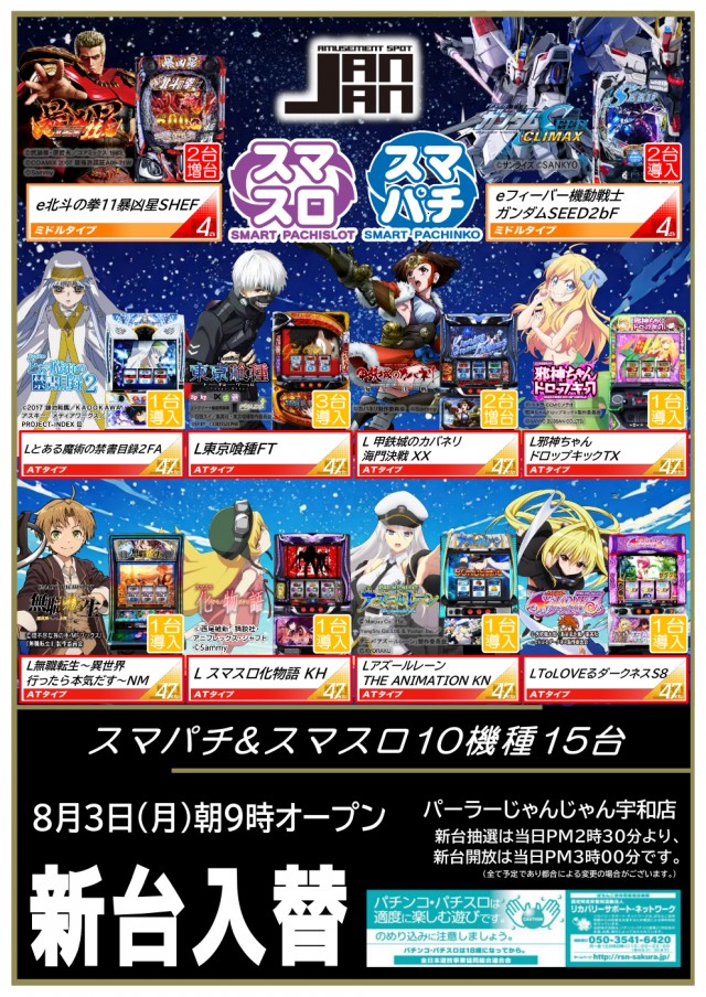 パーラーじゃんじゃん宇和店の最新情報画像