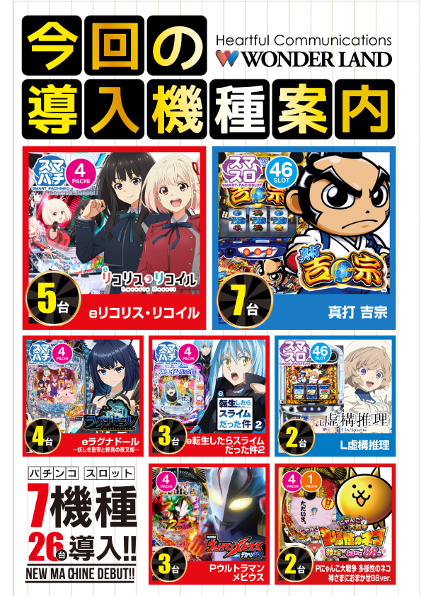 ワンダーランド大分皆春店の最新情報画像