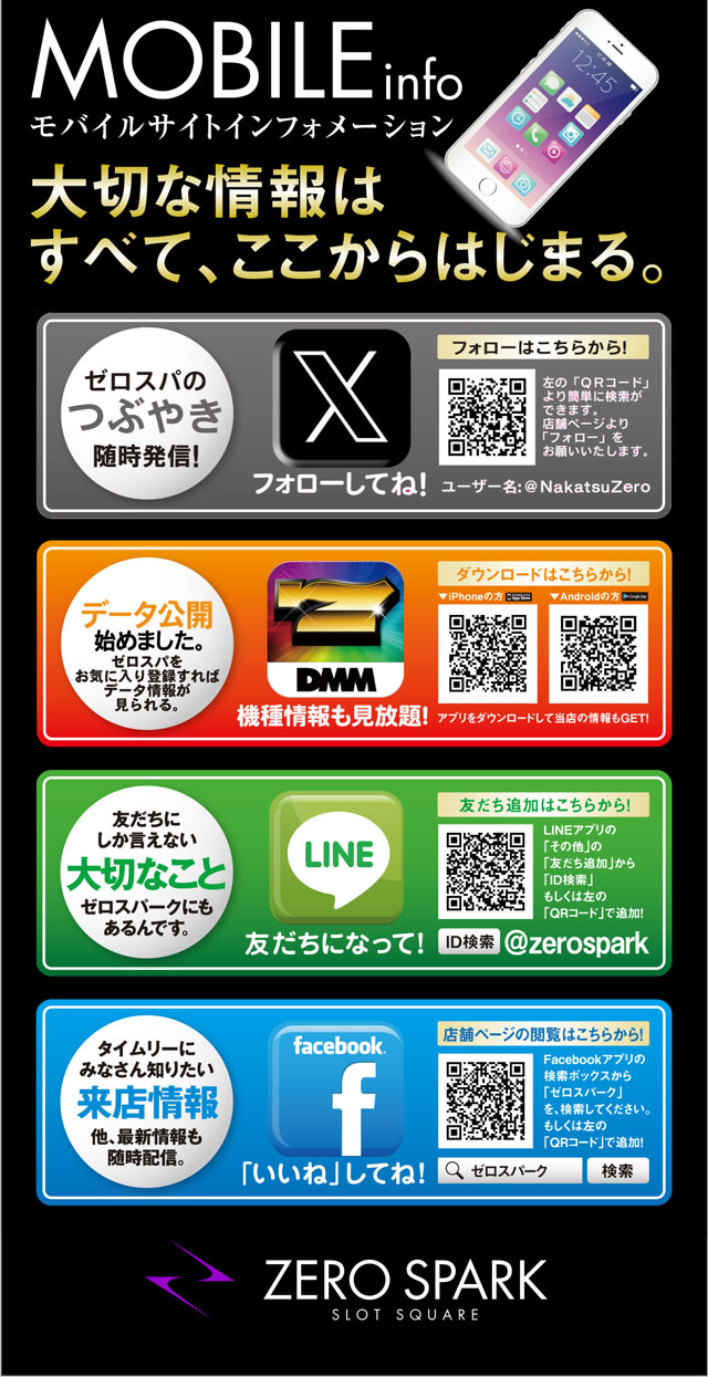 ZERO　SPARKの最新情報画像