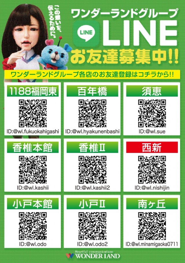 ワンダーランド西新の最新情報画像