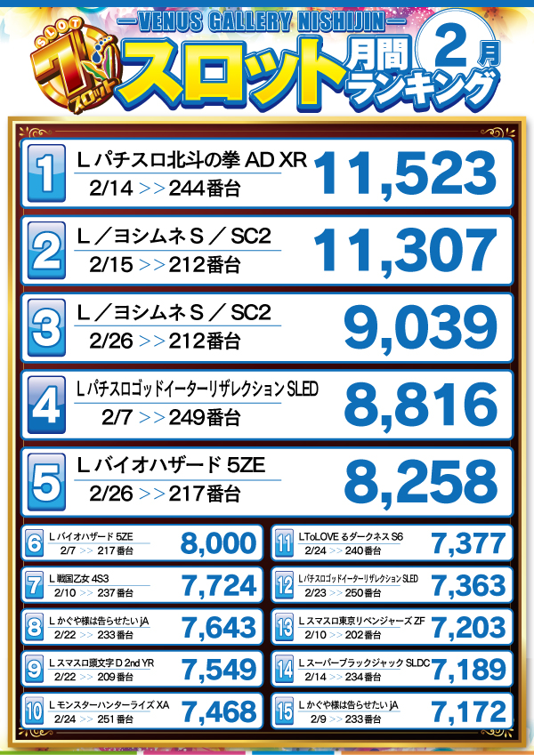 ヴィーナスギャラリー西新店の最新情報画像