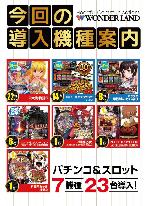 ワンダーランド三潴店の最新情報画像