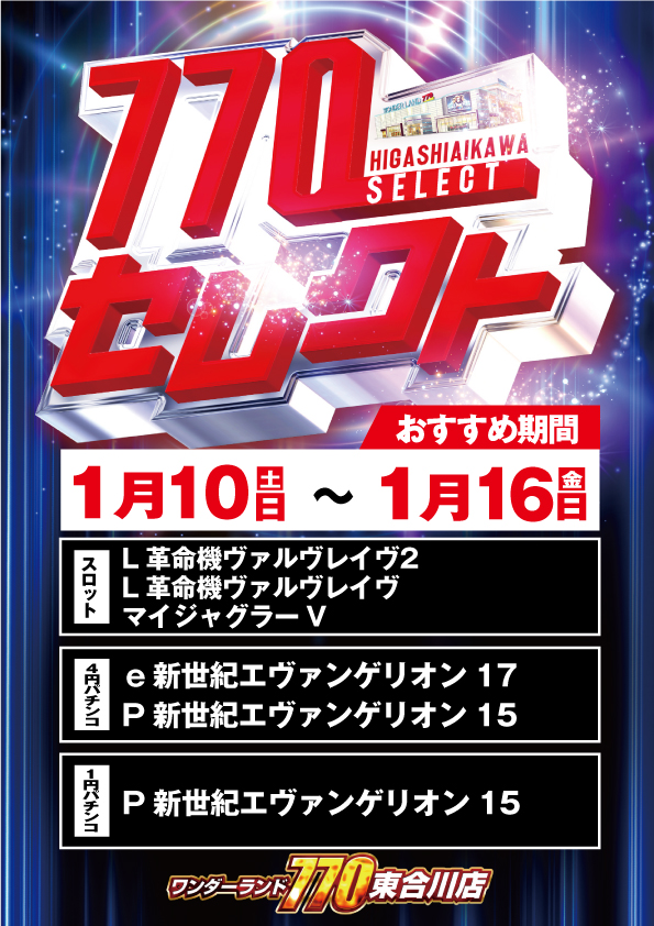 ワンダーランド７７０東合川店の最新情報画像