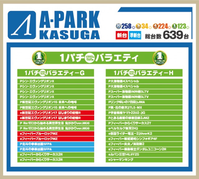 Aパーク春日店の最新情報画像