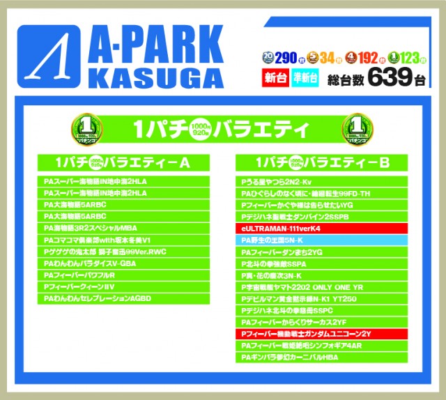 Aパーク春日店の最新情報画像