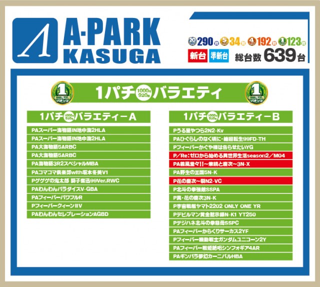 Aパーク春日店の最新情報画像