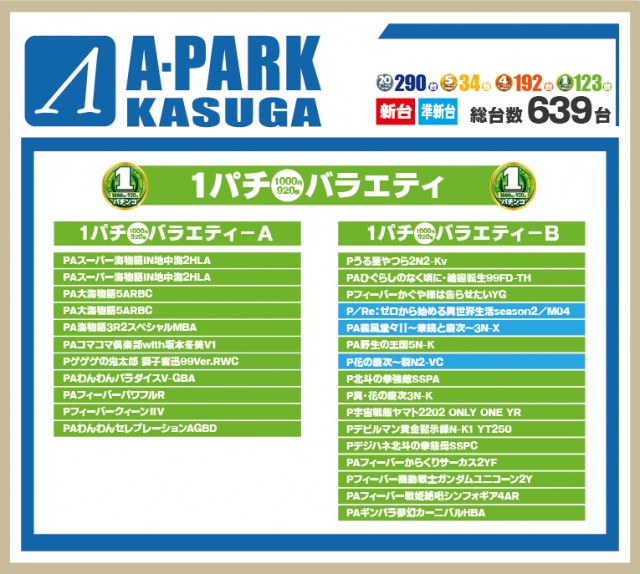 Aパーク春日店の最新情報画像