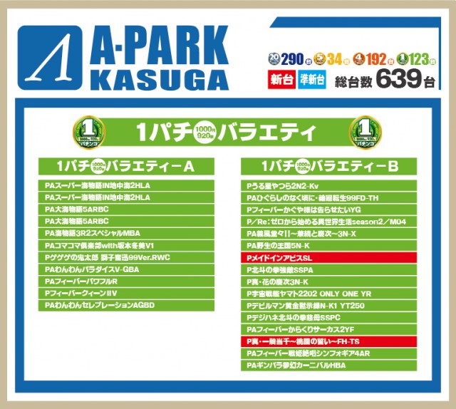 Aパーク春日店の最新情報画像