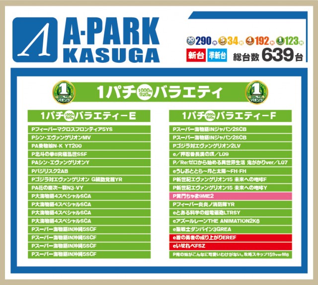 Aパーク春日店の最新情報画像