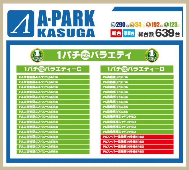 Aパーク春日店の最新情報画像