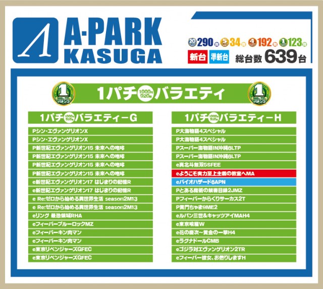 Aパーク春日店の最新情報画像