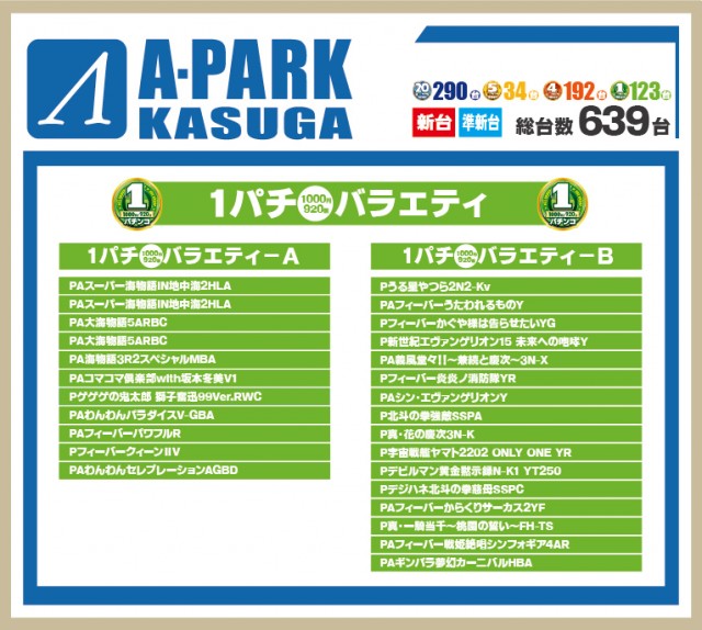 Aパーク春日店の最新情報画像