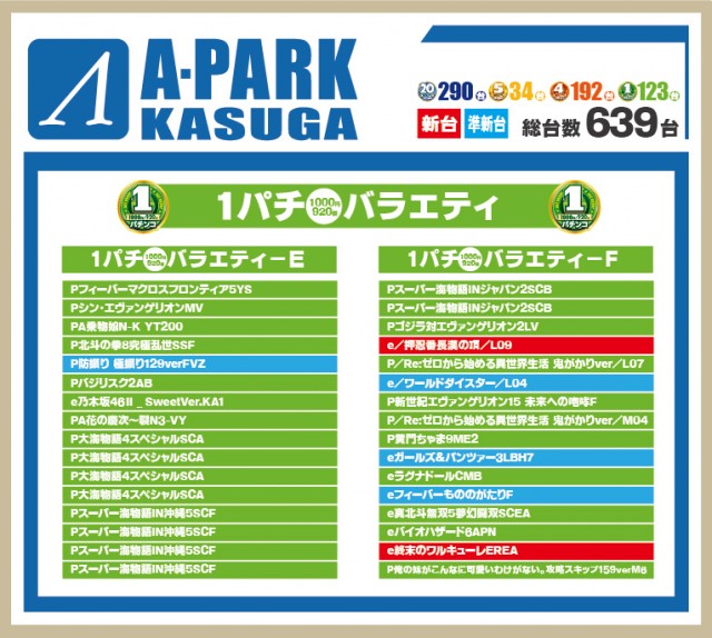 Aパーク春日店の最新情報画像