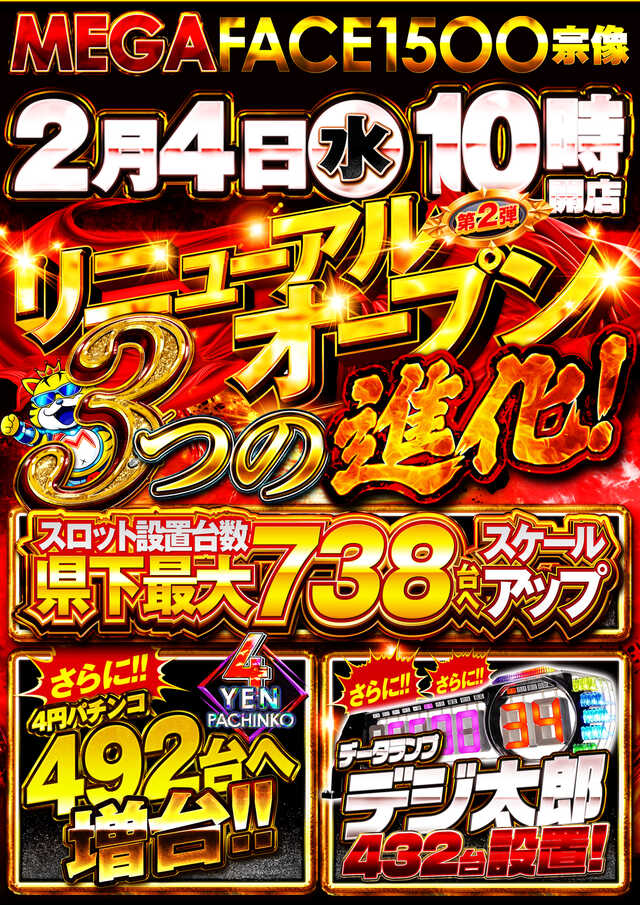 メガフェイス1500宗像の最新情報画像