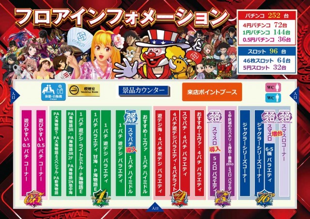 パチンコ平台 4月26日 グランドホール金目店】スロパチガール来店S！東京喰種