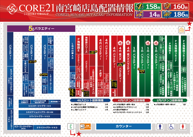 CORE21南宮崎店の最新情報画像