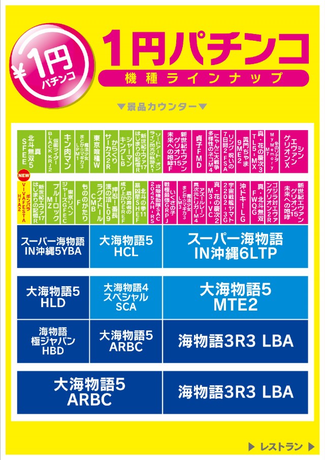 モナコパレス蓑原店の最新情報画像
