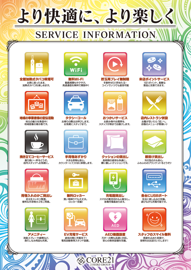 CORE21日南店の最新情報画像