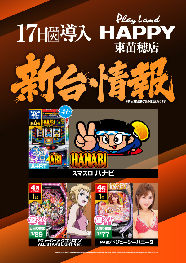プレイランドハッピー東苗穂店の最新情報画像