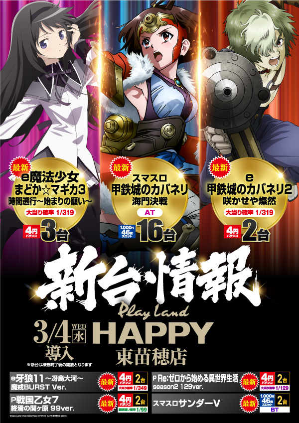 プレイランドハッピー東苗穂店の最新情報画像