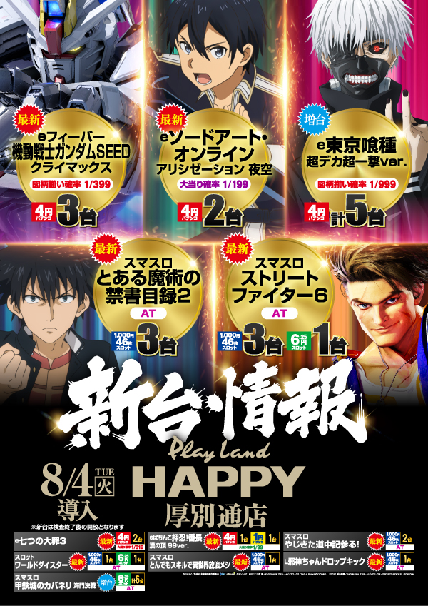 プレイランドハッピー厚別通店の最新情報画像