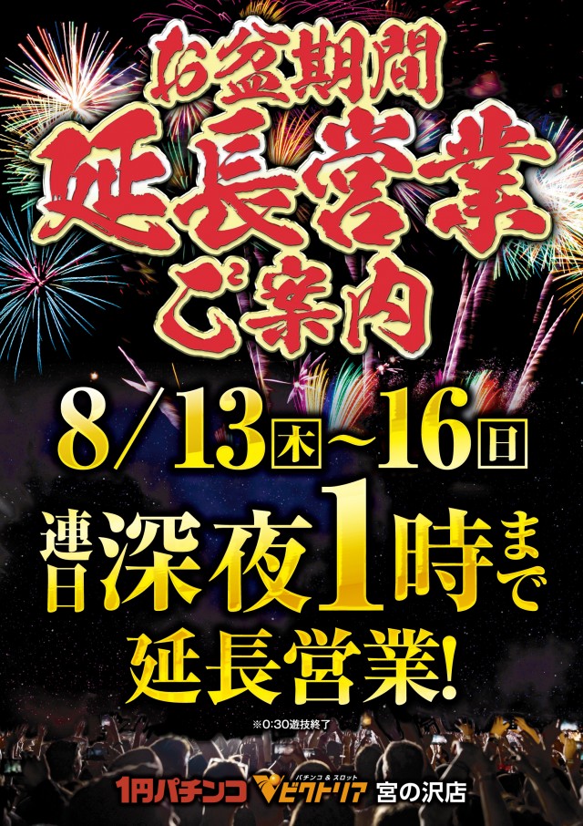 1円パチンコビクトリア宮の沢店の最新情報画像